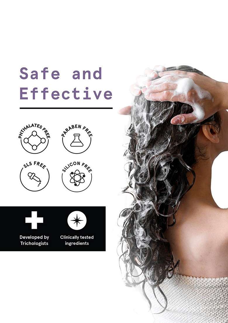 Be Bodywise Salicylic Acid Body Wash Hair Fall Control Shampoo 250 Ml Each - Indya