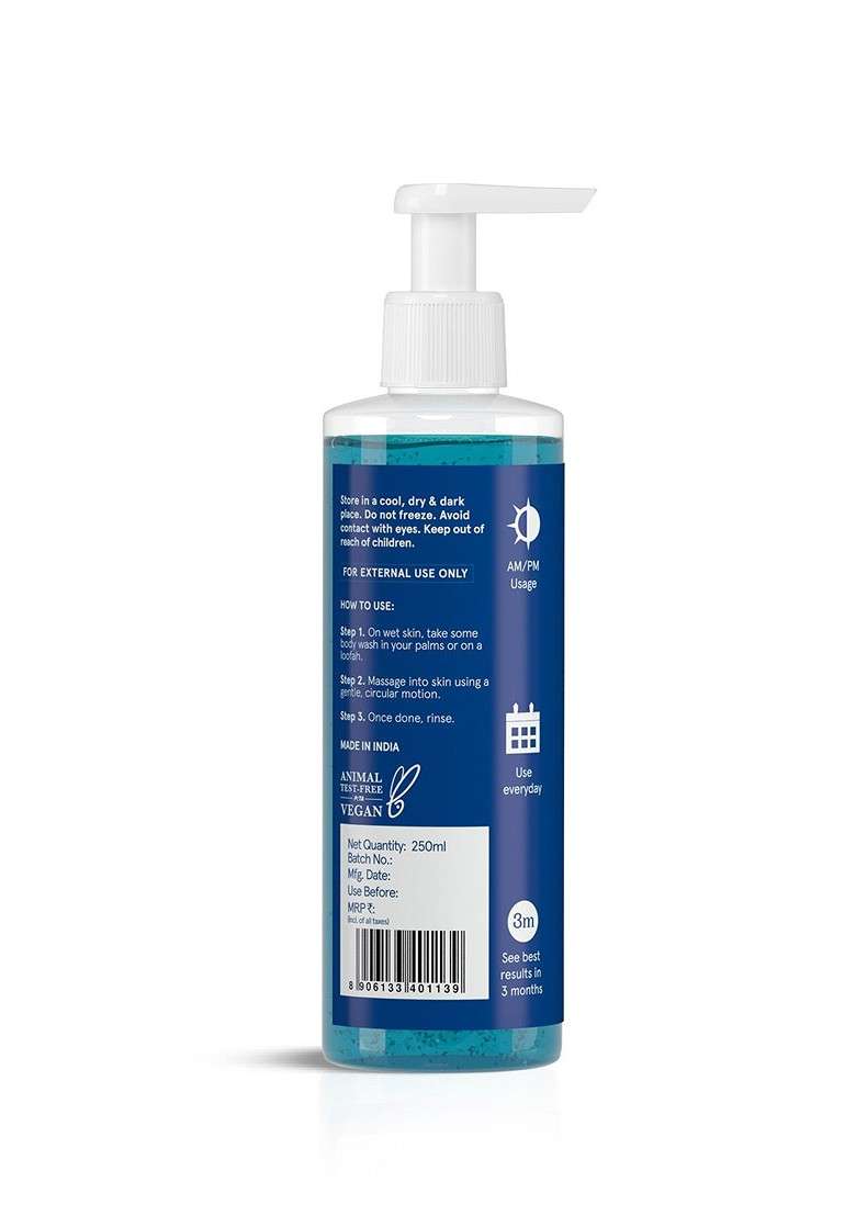 Be Bodywise Salicylic Acid Body Wash Hair Fall Control Shampoo 250 Ml Each - Indya