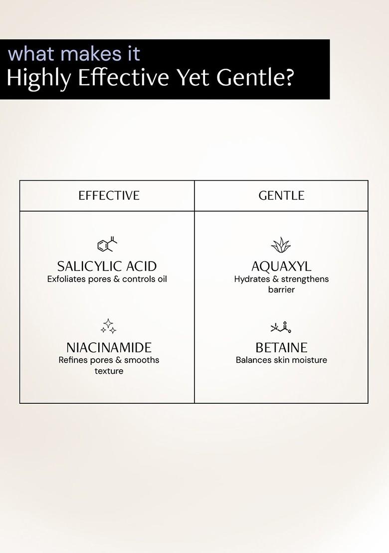 Deconstruct Salicylic Acid Oil Control Non Drying Cooling Face Wash With Niacinamide