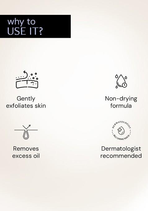 Deconstruct Salicylic Acid Oil Control Non Drying Cooling Face Wash With Niacinamide