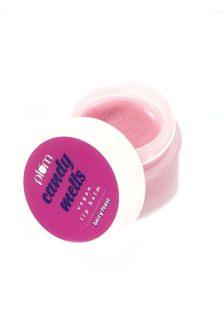 Plum Set Of 2 Candy Melts Vegan Lip Balms 24 G - Indya