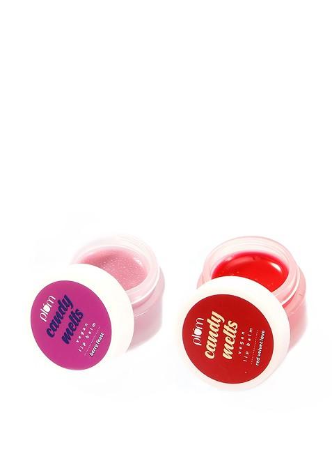 Plum Set Of 2 Candy Melts Vegan Lip Balms 24 G