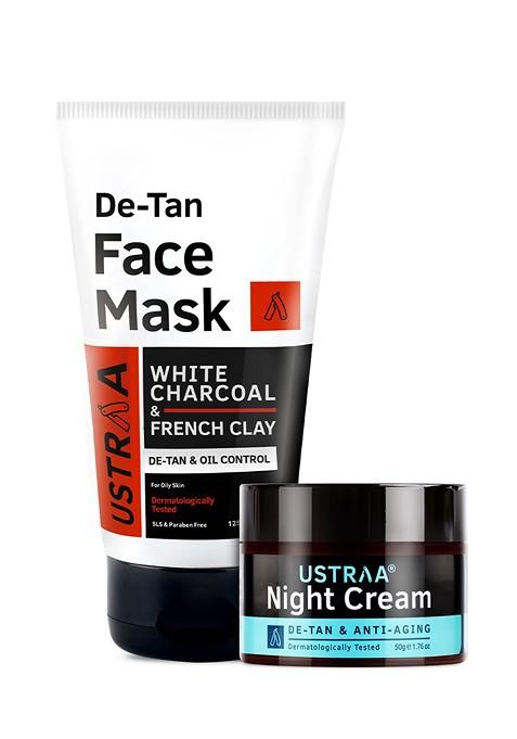 Ustraa De Tan Face Mask Night Cream