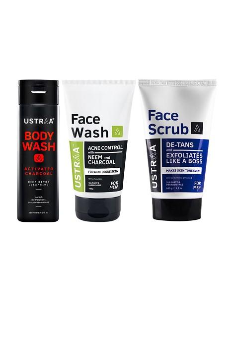 Ustraa Men Bath Body Gift Set