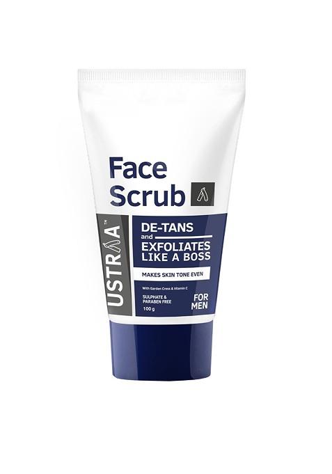 Ustraa Men Face Wash Scrub De Tan Combo 100G Each