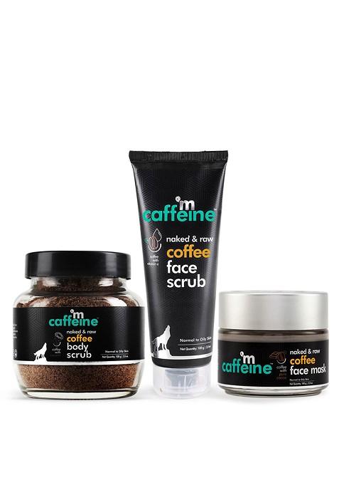 Mcaffeine Sustainable Coffee De Tan Kit Set Of 3