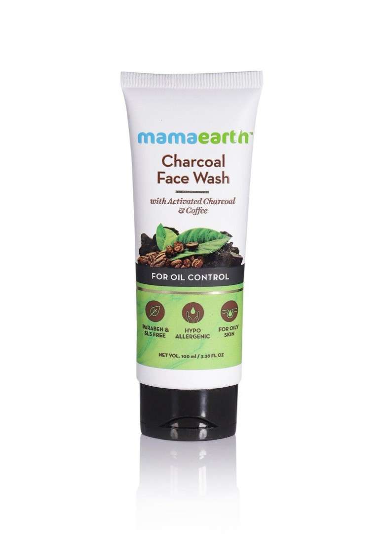 Mamaearth Unisex Set Of 2 Tea Tree Face Wash And Charcoal 100 Ml - Indya