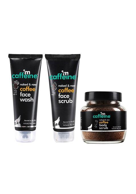 Mcaffeine Sustainable Complete Coffee Skin Care Combo Set Of 3