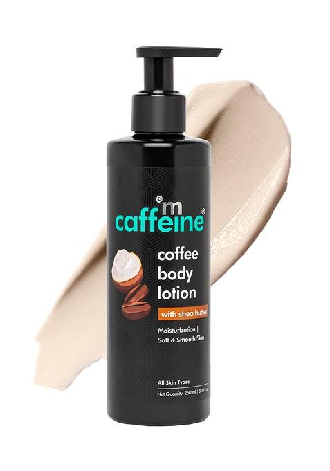 Mcaffeine Coffee Body Lotion With Shea Butter For Non Greasy Moisturization 250Ml