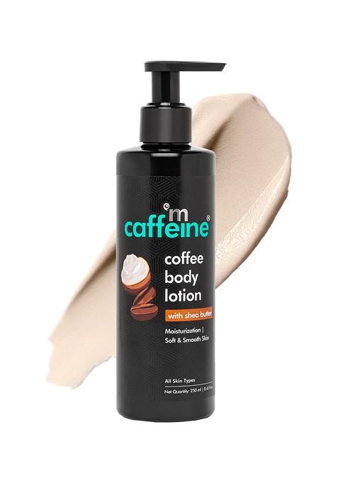 Mcaffeine Coffee Body Lotion With Shea Butter For Non Greasy Moisturization 250Ml