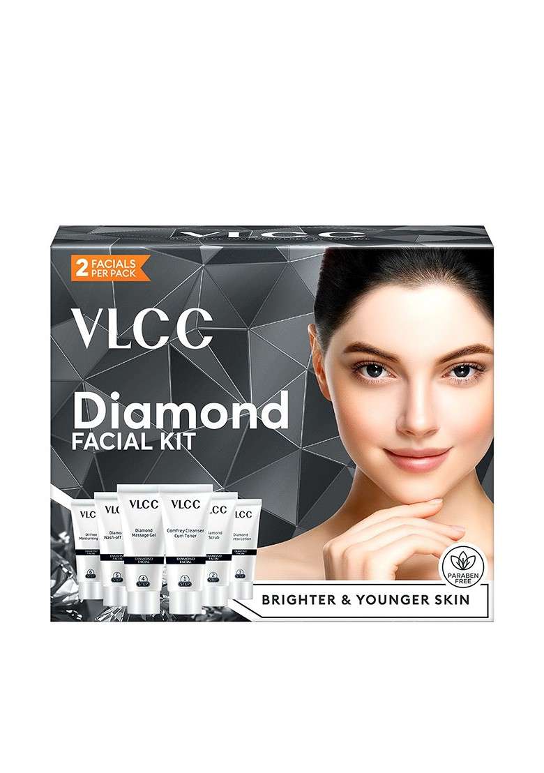 Vlcc Diamond Single Facial Kit 60 G - Indya