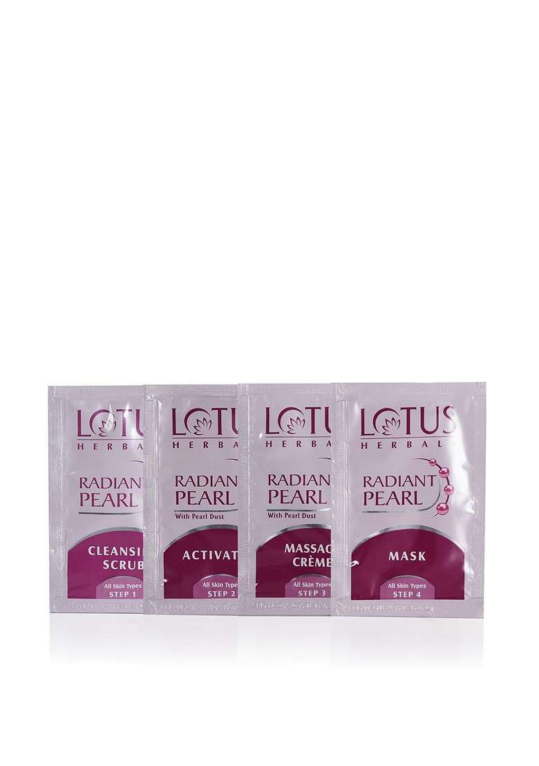 Lotus Herbals Radiant Pearl Cellular Lightening Facial Kit - Indya