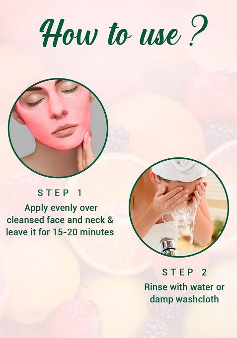 Biotique Fruit Brightening Depigmentation Tan Removal Face Pack 100G