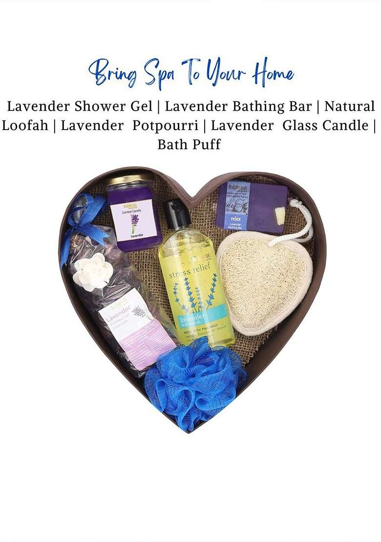 Bodyherbals Lavender Bath Body Care Gift Set For All Occasions - Indya