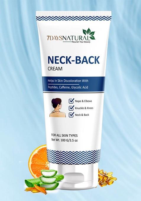 7Daysnatural Neck Back Cream With Aloevera Liquorice Extract 100 G