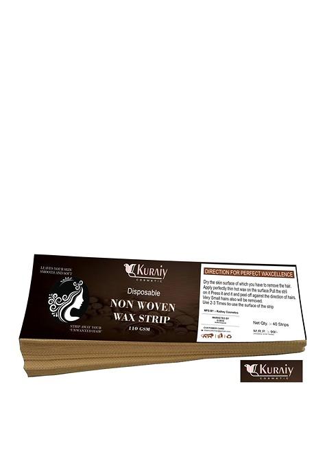 Kuraiy Body Care Detan Chocolate Wax For Hair Removal 600 G With Knife 40 Strips