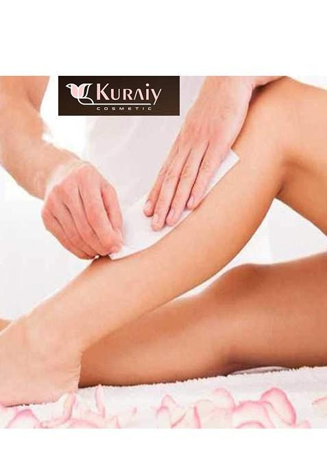 Kuraiy Body Care Detan Chocolate Wax For Hair Removal 600 G With Knife 40 Strips