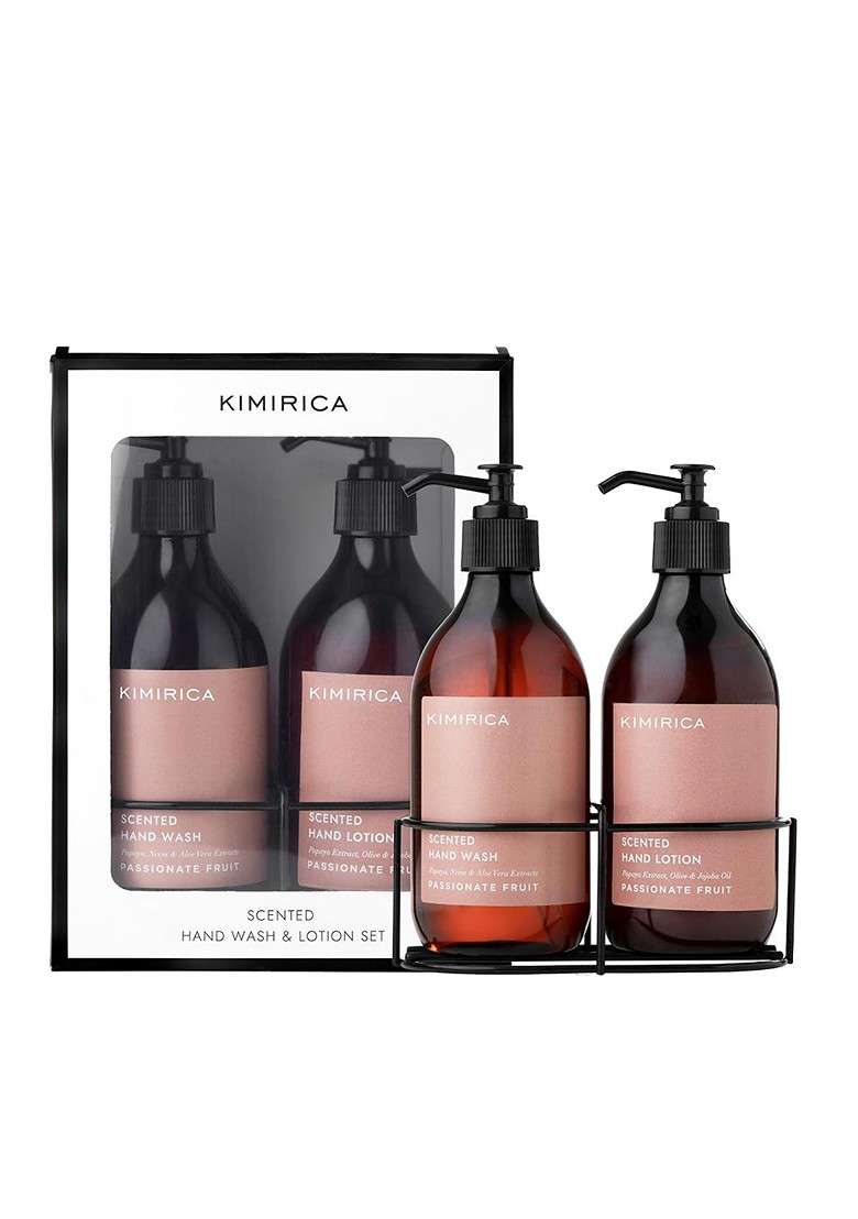 Kimirica Passionate 2 Pcs Scented Hand Wash Lotion Duo Caddy Set 300 Ml Each - Indya
