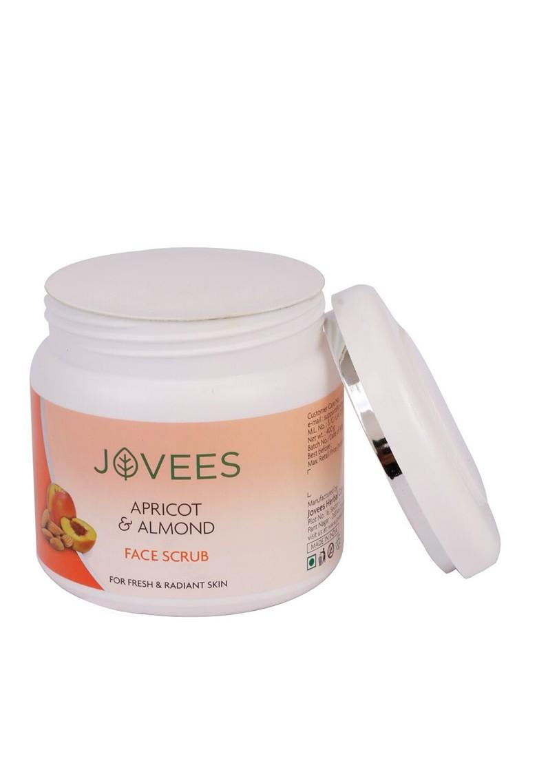 Jovees Apricot Almond Face Scrub For Fresh Radiant Skin 400 G