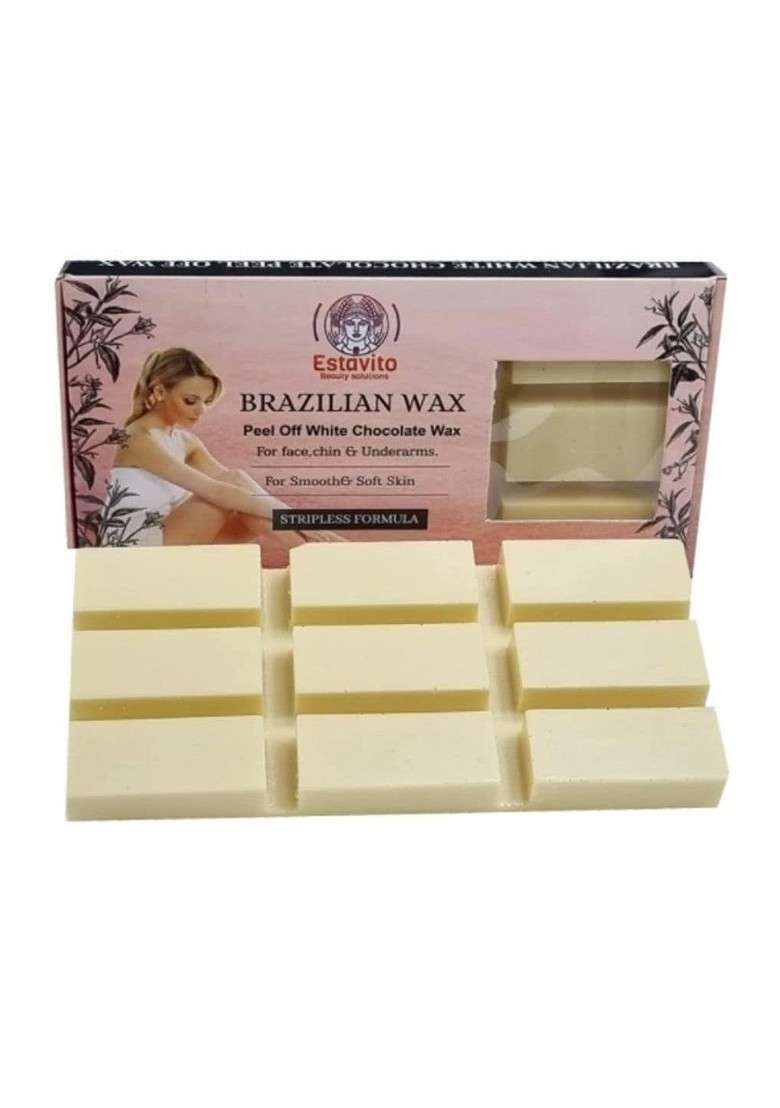 Estavito Brazilian White Chocolate Strip Less Wax 500Gms - Indya