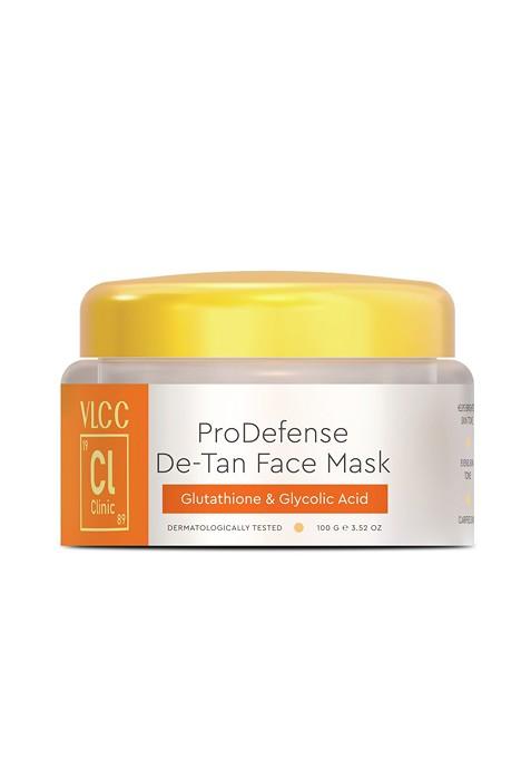 Vlcc Clinic De Tan Face Mask With Glutathione Glycolic Acid 100 G