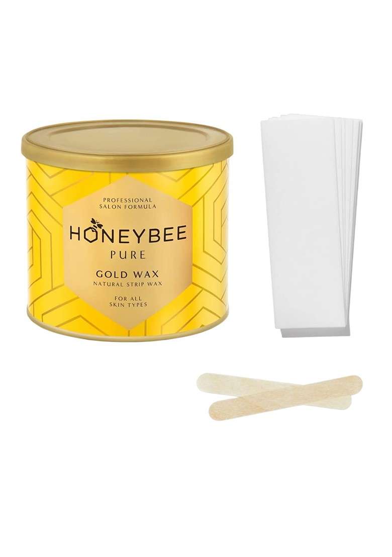 Honeybee Pure Gold Sugar Wax Natural Strip 600 G - Indya