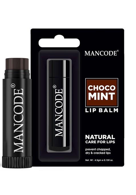 Mancode Choco Mint Lip Balm With Oil 4 5G