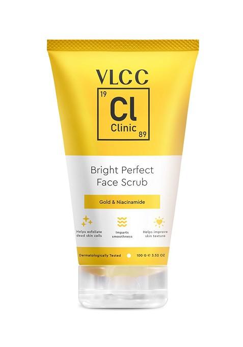 Vlcc Clinic Bright Perfect Face Scrub With Gold Niacinamide 100 G