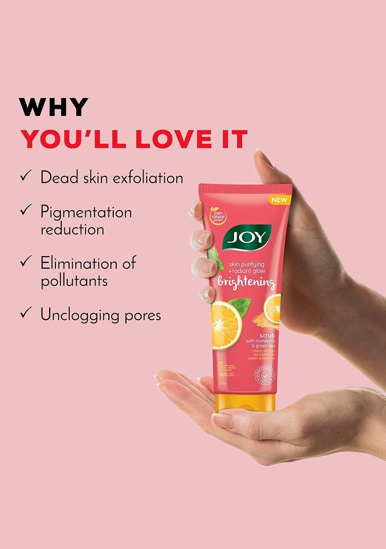 Joy Skin Purifying And Radiant Glow Brightening Face Scrub 200 Ml