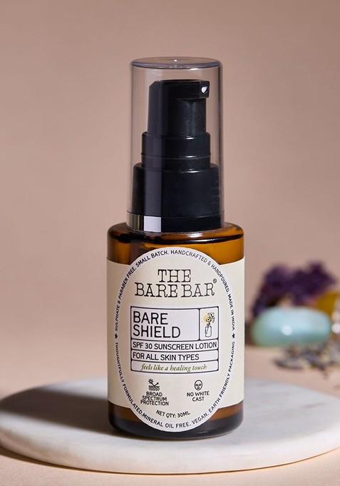 The Bare Bar Shield Spf30 Sunscreen Lotion With Vitamin E Squalane 30 Ml