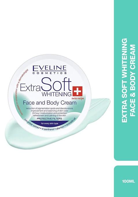 Eveline Cosmetics Extra Soft Whitening Face Body Cream 100Ml