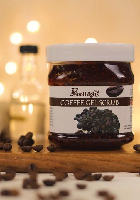 Feelhigh Coffee Gel Face Body Scrub With Extract 500 Ml
