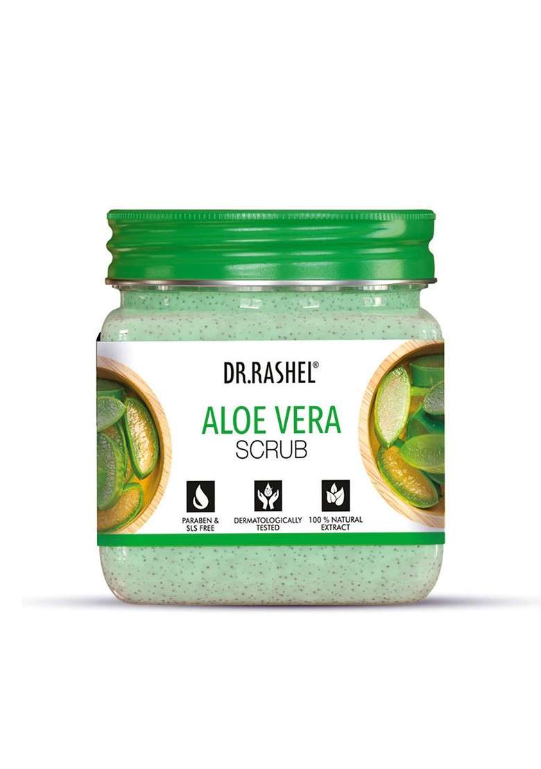 Dr Rashel Aloe Vera Scrub 380Ml - Indya