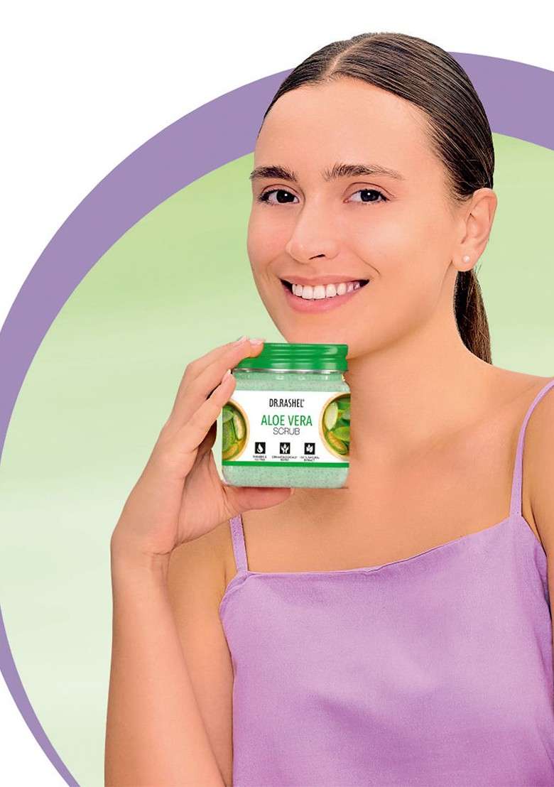 Dr Rashel Aloe Vera Scrub 380Ml - Indya