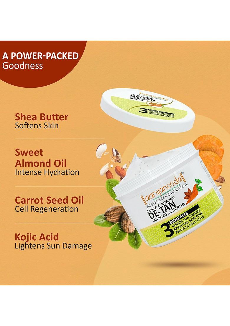 Aryanveda Detan Face Scrub With Milk Proteins And Aha 200 G