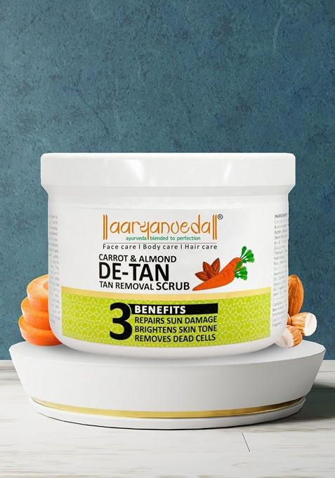 Aryanveda Detan Face Scrub With Milk Proteins And Aha 200 G