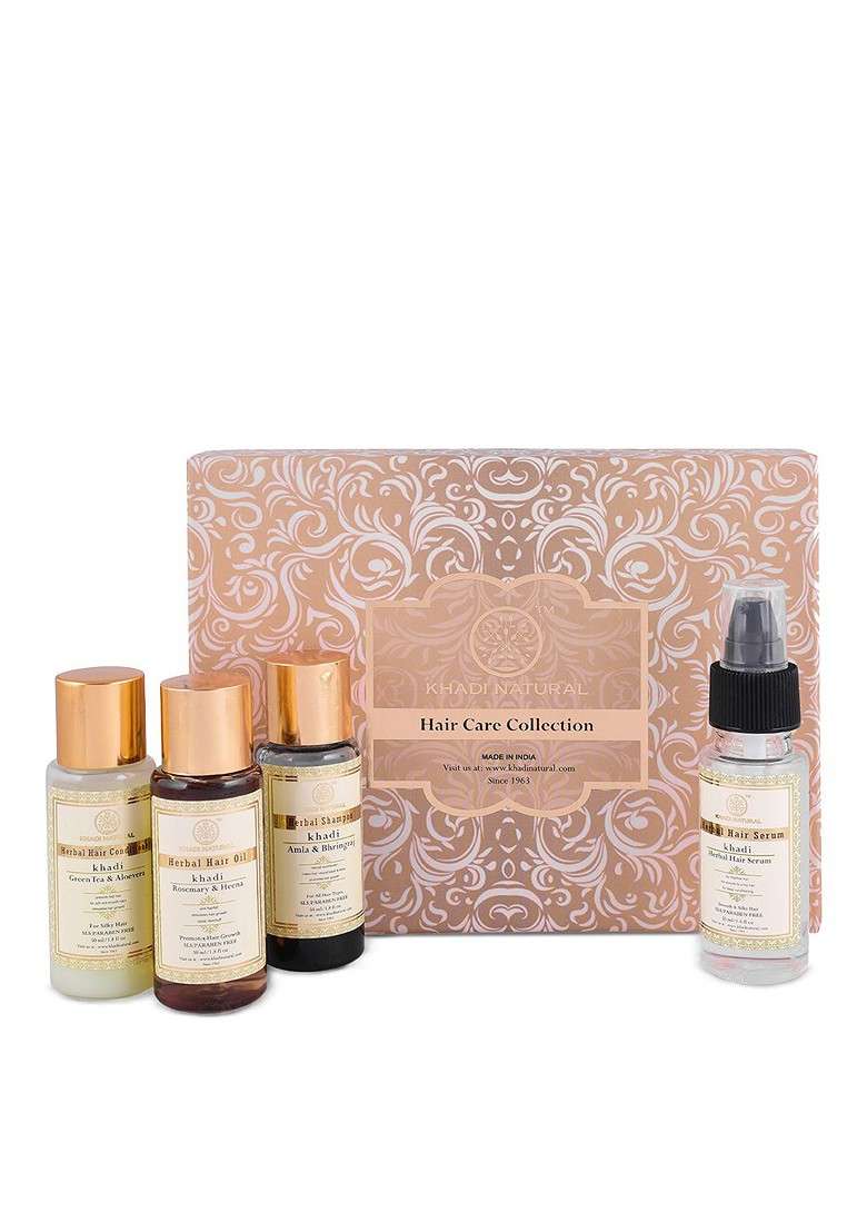 Khadi Natural Hair Care Collection Kit Each 50Ml - Indya