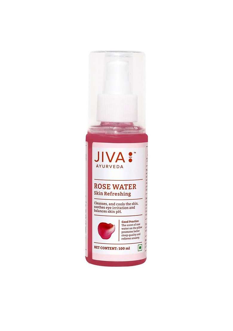 Jiva Set Of 5 Rose Water Skin Refreshing Toner 100Ml Each - Indya