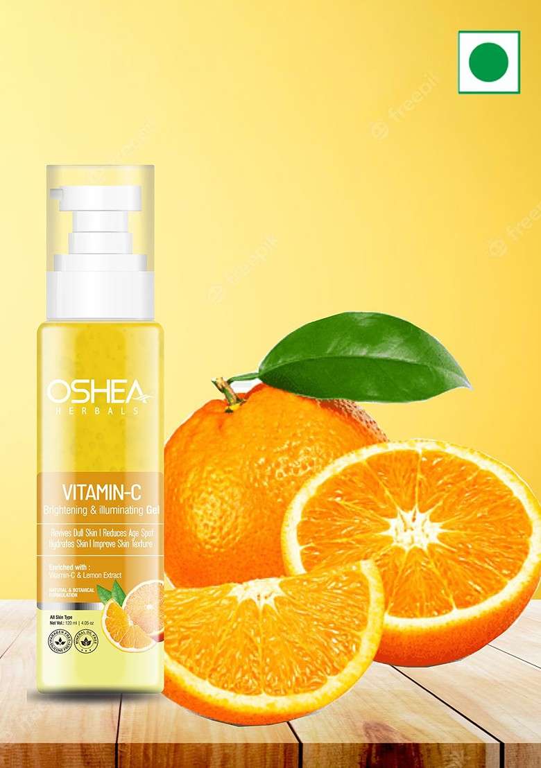 Oshea Herbals Vitamin C Brightening Illuminating Face Gel 120 Ml - Indya