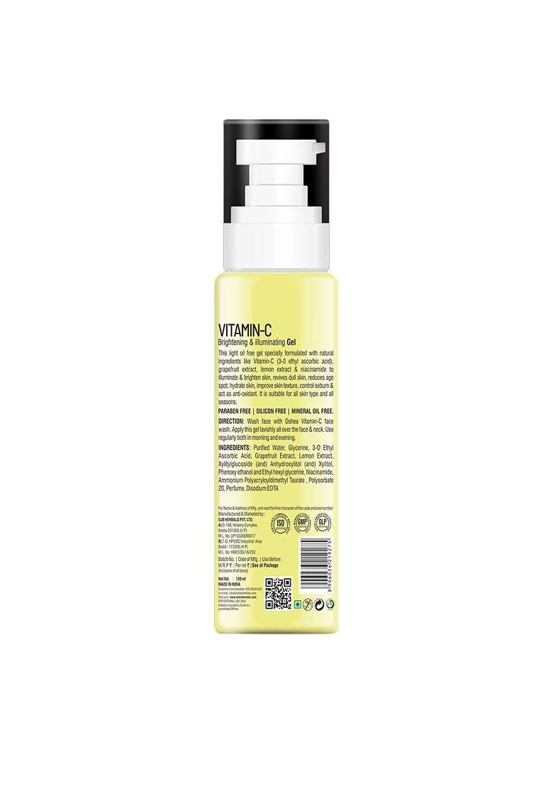 Oshea Herbals Vitamin C Brightening Illuminating Face Gel 120 Ml - Indya