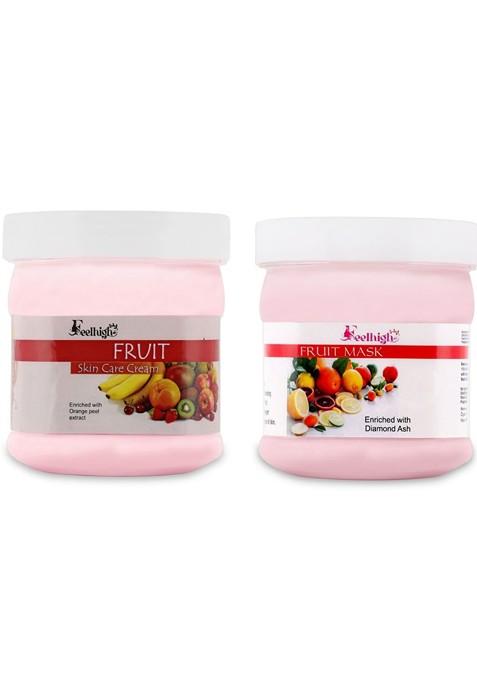 Feelhigh Set Of Fruit Skin Care Cream Mask 500 Ml Each