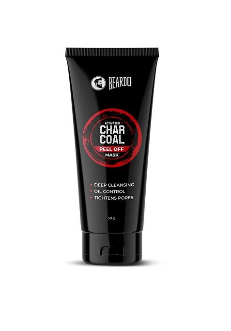 Beardo Men Activated Charcoal Peel Off Mask With Niacinamide For Oil Control 50 G