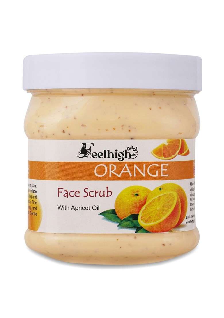 Feelhigh Orange Scrub With Apricot Oil 500Ml - Indya