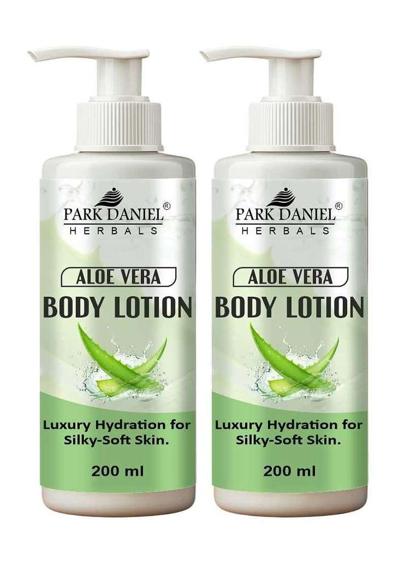 Park Daniel Set Of 2 Aloe Vera Body Lotion 200 Ml Each - Indya