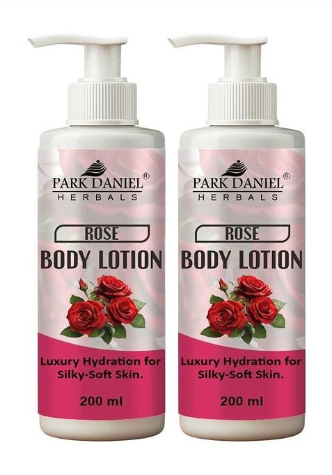 Park Daniel Set Of 2 Rose Body Lotion 200 Ml Each