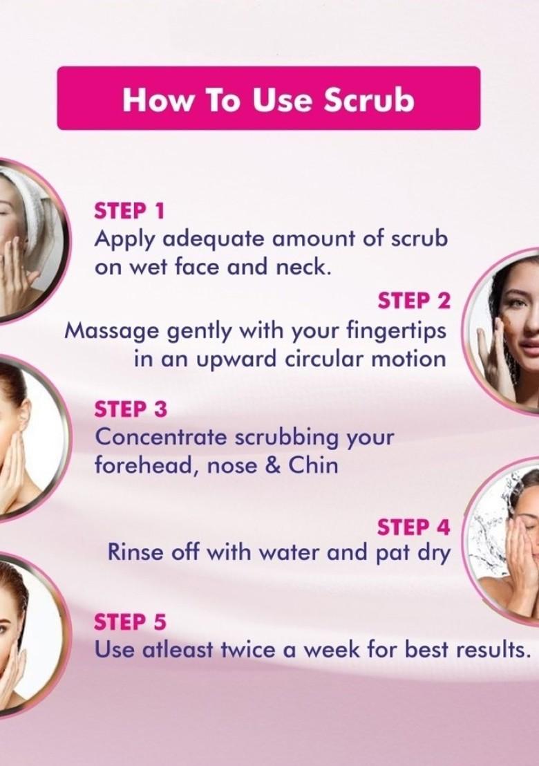 Feelhigh Set Of 2 Charcoal Coffee Gel Scrub For Face Body Exfoliators 500 Ml Each