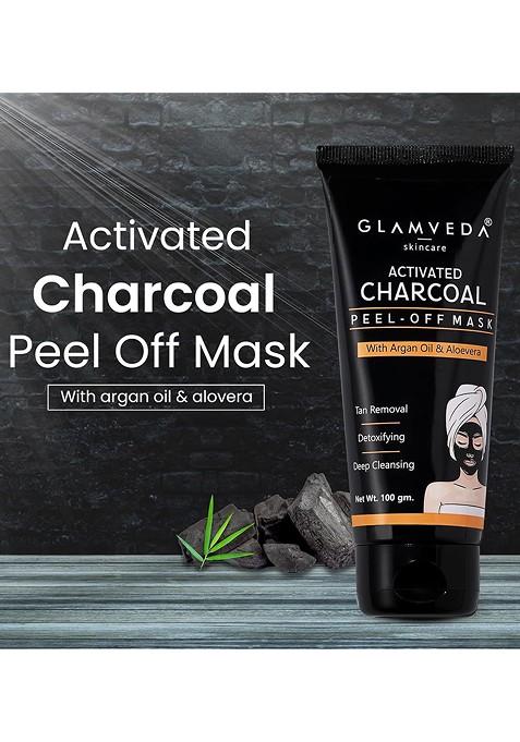 Glamveda Activated Charcoal Peel Off Mask 100 Gm