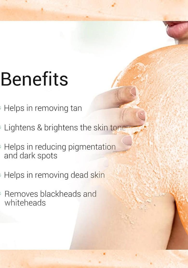 Lilium Orange Deep Exfoliating Face Body Scrub With Vitamin E Aloevera 250 G