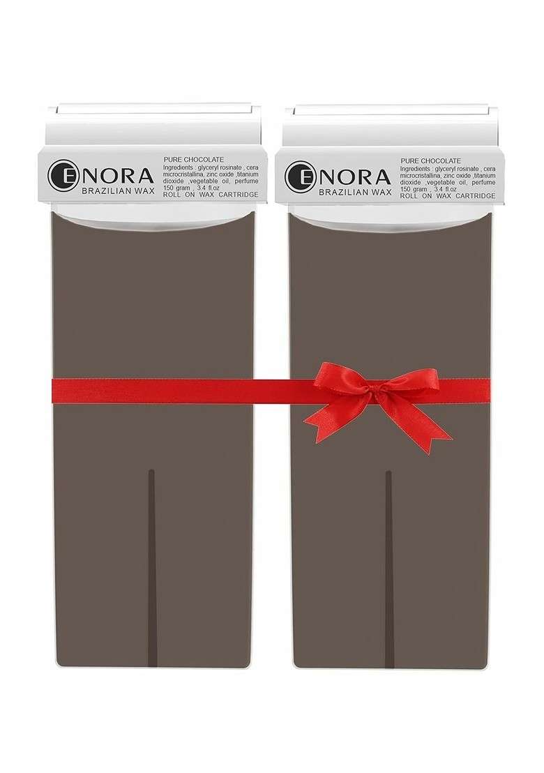 Enora Set Of 2 Pure Chocolate Roll On Wax 150 G Each - Indya