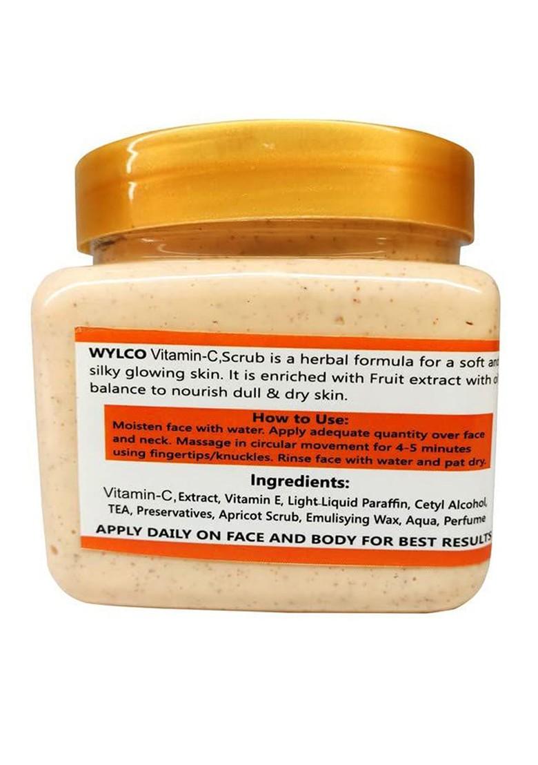 Wylco Vitamin C Scrub For Glowing Skin 500 G